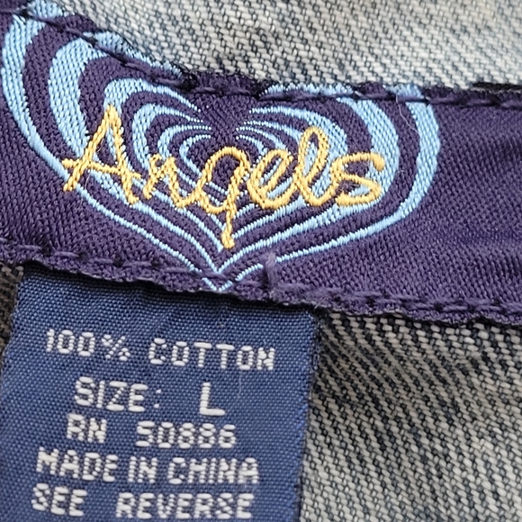 Favorite Denim Jacket! Y2K Faded Cotton Ladies S/M Girls XL Macys Classic Jean - Picture 12 of 16